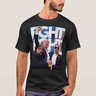 T-shirt Trump lutte contre Trump pour l'Amérique et pour l