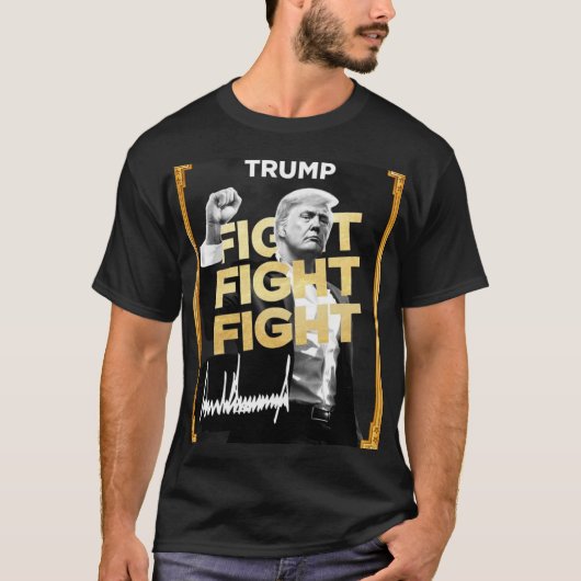 T-shirt Trump : Lutter pour la victoire (Devant)