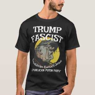 T-shirt Trump Messie Fasciste Sauveur Républicain Jésus