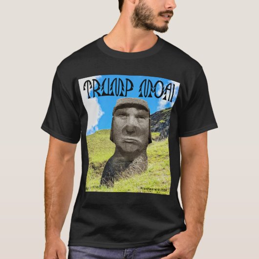 T-shirt Trump Moai (Devant)