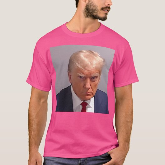 T-shirt Trump Mugshot (Devant)