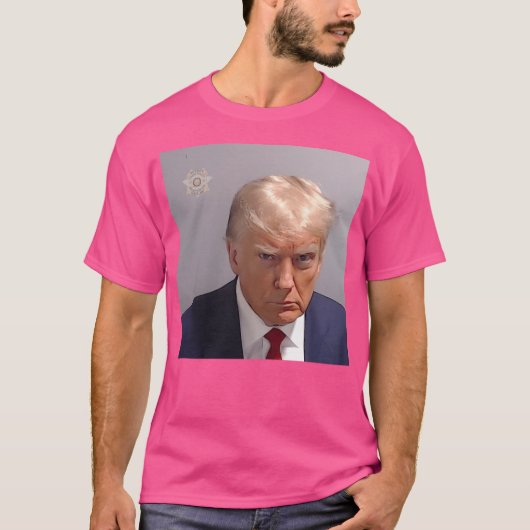 T-shirt Trump Mugshot (Devant)