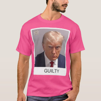 T-shirt Trump Mugshot Coupable