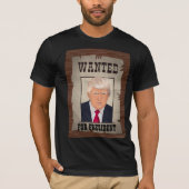 T-SHIRT TRUMP MUGSHOT RECHERCHÉ POUR LE PRÉSIDENT 2024 (Devant)