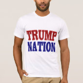 T-shirt Trump Nation bleu (Devant)