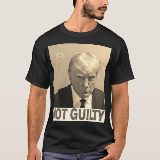 T-shirt Trump n'est pas coupable (Devant)