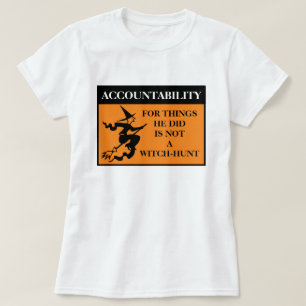 T-shirt Trump n'est pas la chasse aux sorcières de la resp