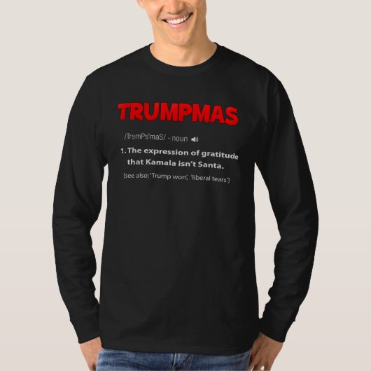 T-shirt Trump Noël Funny Trumpmas Day Trump Noël Won (Devant)