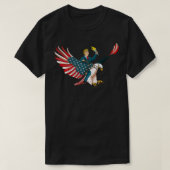 T-shirt Trump On USA Eagle Cute US 4 juillet Funny Ameri (Design devant)