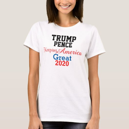 T-shirt Trump Pence Républicains 2020 (Devant)