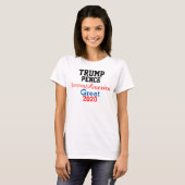 T-shirt Trump Pence Républicains 2020 (Devant entier)