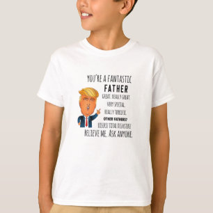 T-shirt Trump Père Funny Papa Fête des pères d'annivers