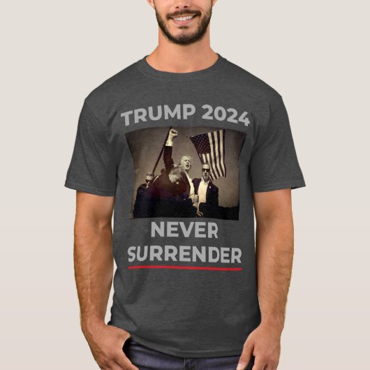 T-shirt Trump Pour 2024. (Devant)