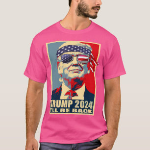 T-shirt Trump Pour Le Président 2024 - Je Serai De Retour