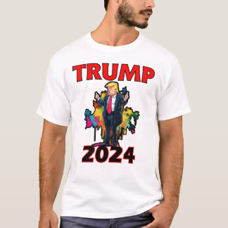 T-shirt Trump pour le président 2024, Make America Great v