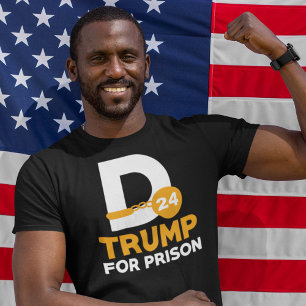 T-shirt Trump Pour Prison 2024