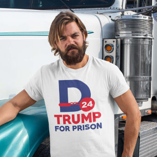T-shirt Trump Pour Prison 2024