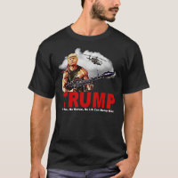 Trump Rambo Amérique Humour républicain Patriotiqu