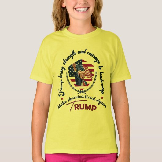 T-SHIRT TRUMP REND L'AMÉRIQUE PLUS GRANDE (Devant)