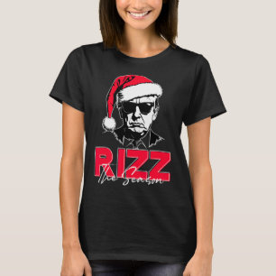 T-shirt Trump Rizz La Saison Noël Drôle Donald Trump