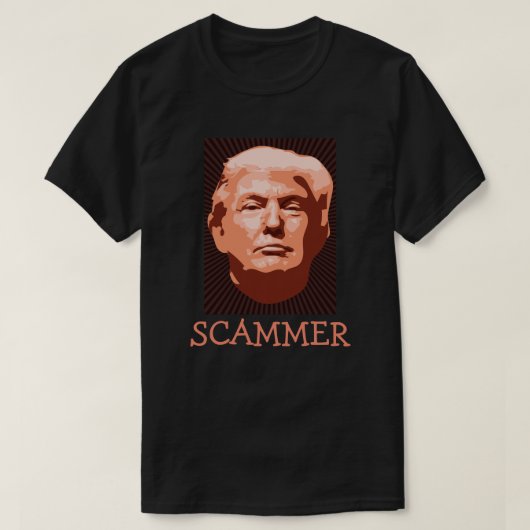 T-Shirt Trump Scammer (Design devant)