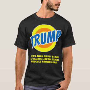 T-shirt Trump S'Éloigne De Nasty Stains Dissolle Feu De Ne