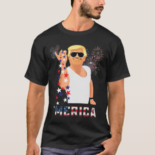 T-shirt Trump s'habille en 2024 Donald T, président des él