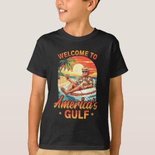 T-shirt Trump Shirt drôle Amérique du Golfe Est 2025 Trump
