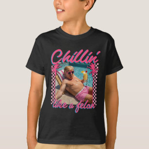 T-shirt Trump Shirt Funny Chillin Comme Un Felon Trump 202