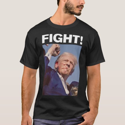 T-shirt Trump Shot 2024 (Devant)
