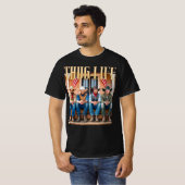 T-shirt Trump Squad Kennedy Vance Elon Thug Life (Devant entier)