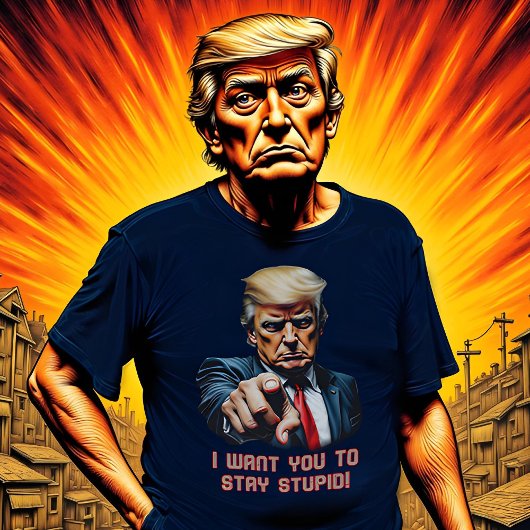 T-shirt Trump stay stupid
