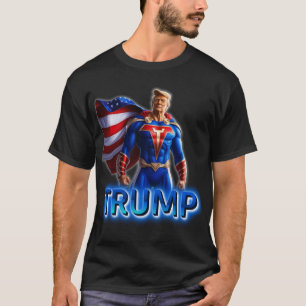 T-shirt Trump Super-héros : Conception de Puissance Patrio