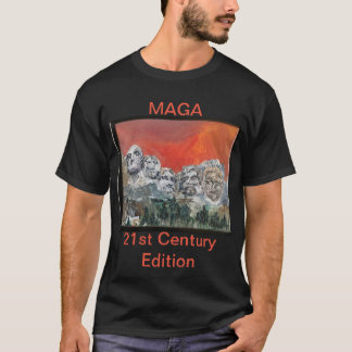 T-shirt Trump sur Mt Rushmore