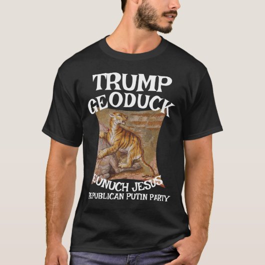 T-shirt Trump Tabby Cat Geoduck Jesus Républicain WH (Devant)