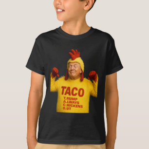 T-shirt Trump Taco Trump toujours se dégonfle