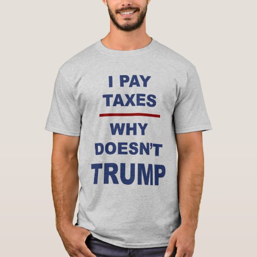 T-shirt Trump taxe Trump (Devant)
