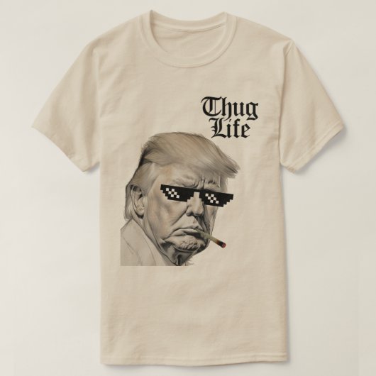 T-shirt Trump Thug Life (Design devant)