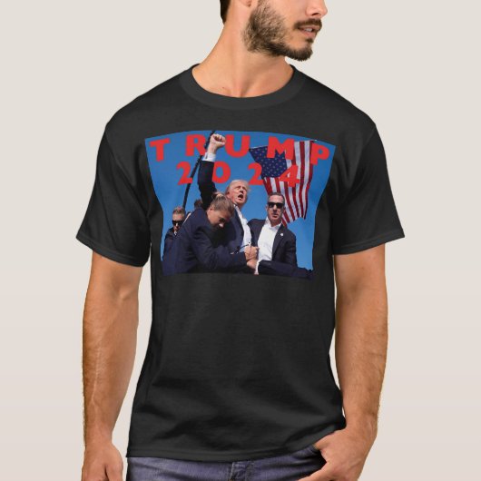 T-shirt Trump Tiré À L'Oreille (Devant)