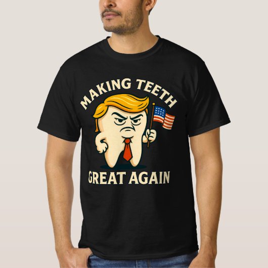 T-SHIRT TRUMP TOOTH (Devant)