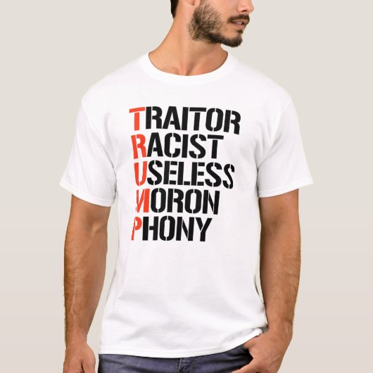 T-shirt Trump Traitor (Devant)