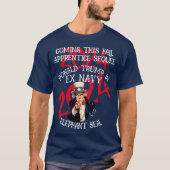 T-SHIRT TRUMP TV RÉALITÉ DANS EX NAVY ELEPHANT SEAL (Devant)