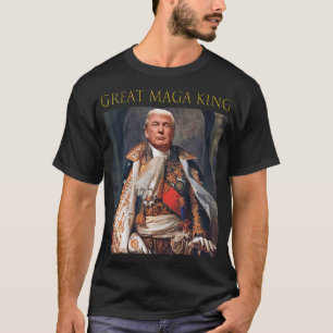T-shirt Trump Ultra Maga King s'amuse à merveille 