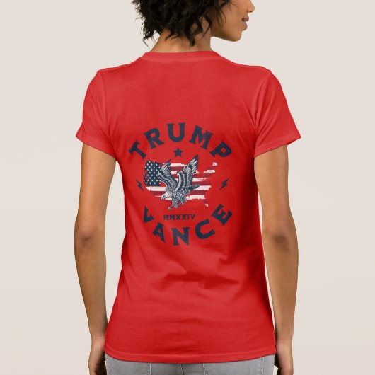 T-shirt Trump Vance 2024 Femmes (Dos)