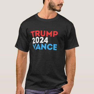 T-shirt Trump Vance 2024 Président VP USA Election Patriot