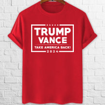 Trump Vance 2024 rouge de campagne électorale