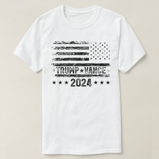T-shirt Trump Vance '24 Vintage 2024 (Design devant)