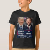 T-shirt Trump Vance Inauguration Day 2025 Donald Trump Jd (Devant)