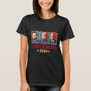T-shirt Trump Vance Kennedy Échec et Mat Élection 2025 Rép