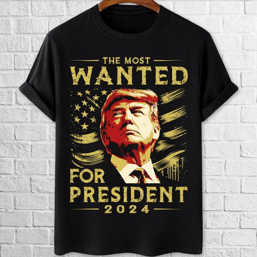 T-shirt Trump veut un président